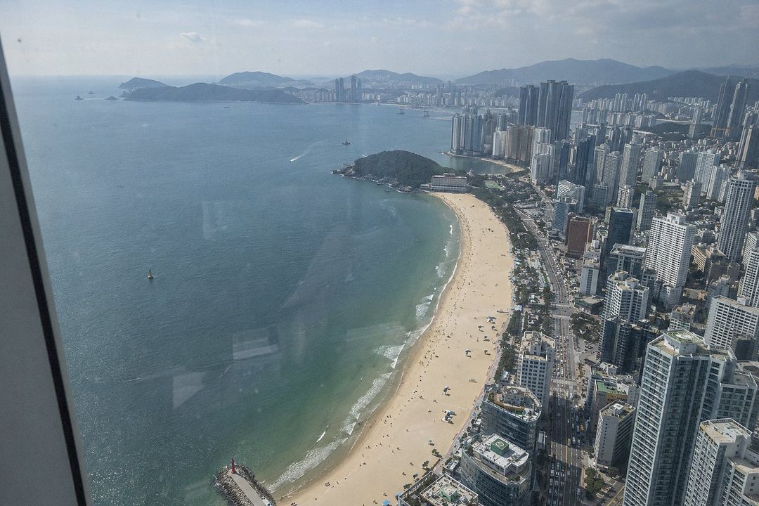 Busan X the Sky (AI-generated illustrative image)