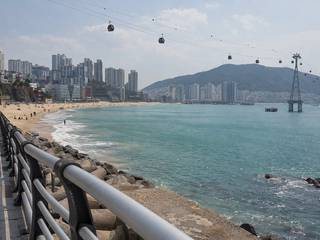 Songdo Beach and Cable Car