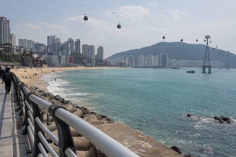 Songdo Beach and Cable Car
