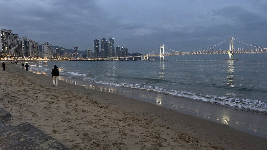 Busan cityscape (AI-generated illustrative image)