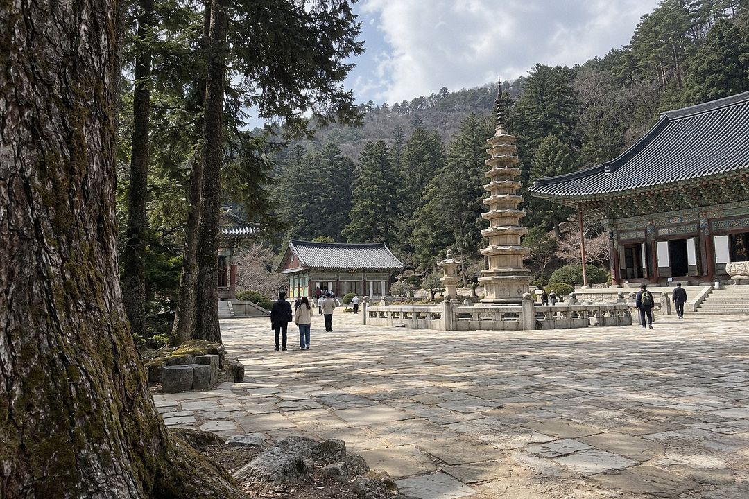 Odaesan and Woljeongsa (AI-generated illustrative image)