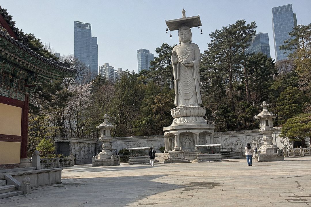 Bongeunsa Temple (AI-generated illustrative image)