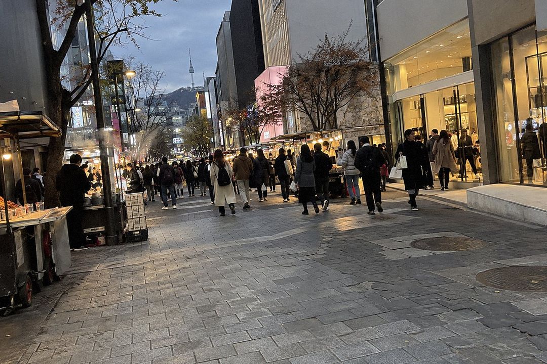 Myeongdong (AI-generated illustrative image)