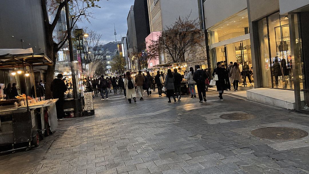 Myeongdong (AI-generated illustrative image)